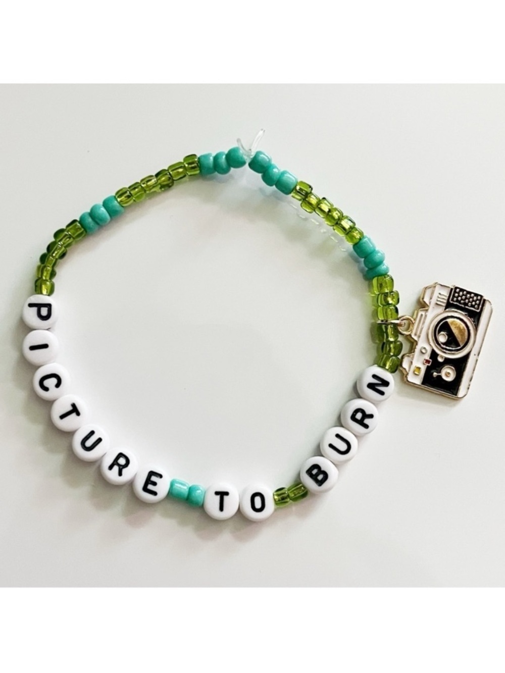 Taylor Swift Eras Tour Friendship Bracelet Picture To Burn Debut with charm